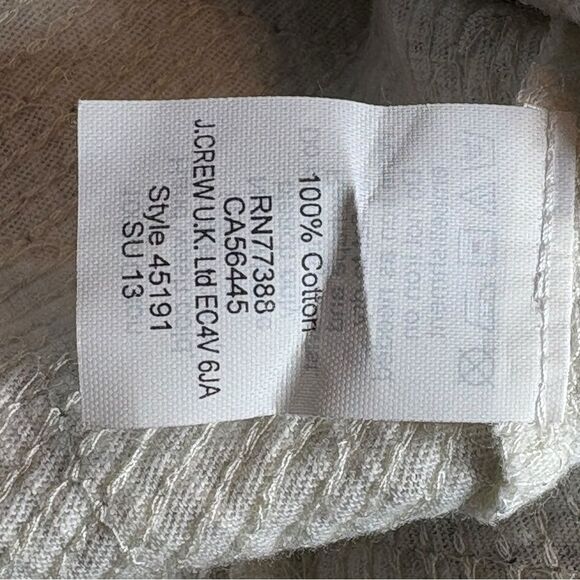 J. Crew Sequined Tank Top Chevron Black White Ladies S - Picture 9 of 9